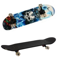 Скейт, 79x20 см, наждачка, алюмінієва підвіска, PU колеса, підшипники ABEC-7, MS0355-4 (В асортименті)