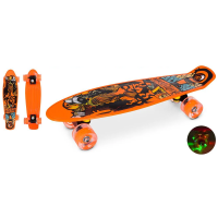 Скейт пенні, 56x14 см, алюмінієва підвіска, PU колеса зі світлом, MS0749-12 (В асортименті)