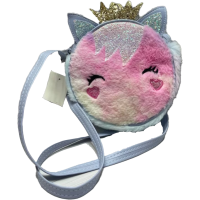 Сумочка пухнаста Принцеса, блискітки, вишивка, C59993 (В асортименті)