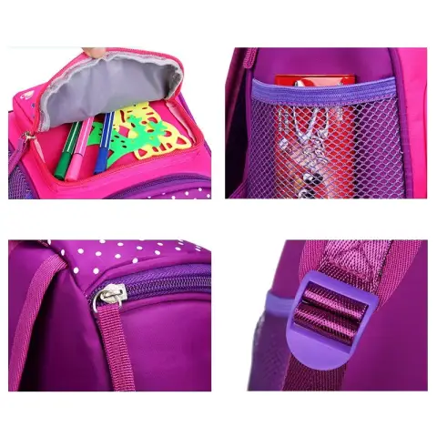 Рюкзак Дитячі герої, 2 відділення, 28x21 см, C60602 (В асортименті)