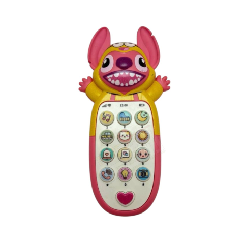 Телефон Стіч, англ. озвучка, музика, підсвітка, EC666-1A2 (В асортименті)