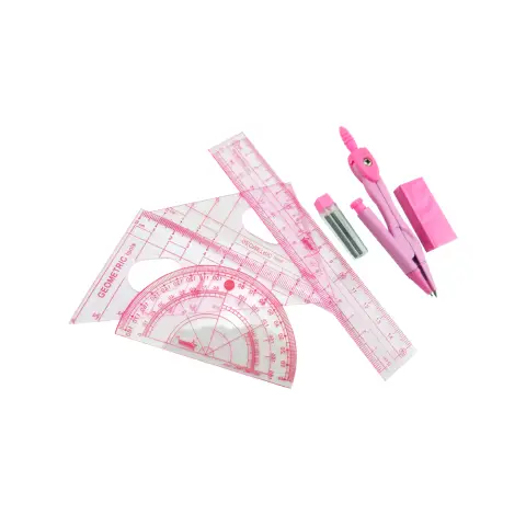 Готовальня, 7 предметів, у футлярі, 7002