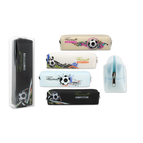 Пенал силіконовий Football, 1 відділення, 20x6x4 см, PVC (В асортименті)