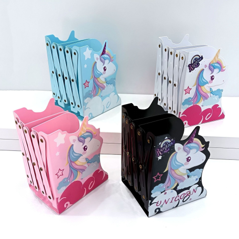 Підставка-тримач для книг металева Unicorn, 66-12-SQ (В асортименті)