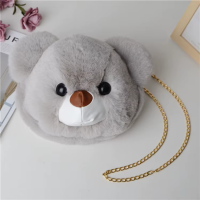 Рюкзак-сумка пухнаста Медвежонок, 19x25 см, 3387DSCN (В асортименті)