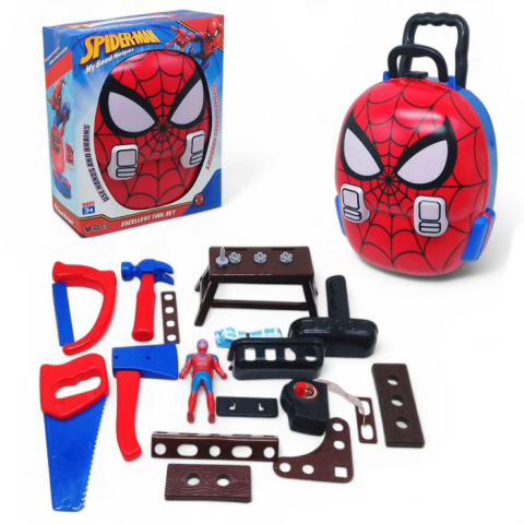 Набір інструментів у чемодані Людина-павук 006