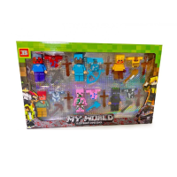 Набір фігурок Майнкрафт, 26x42 см, 25004