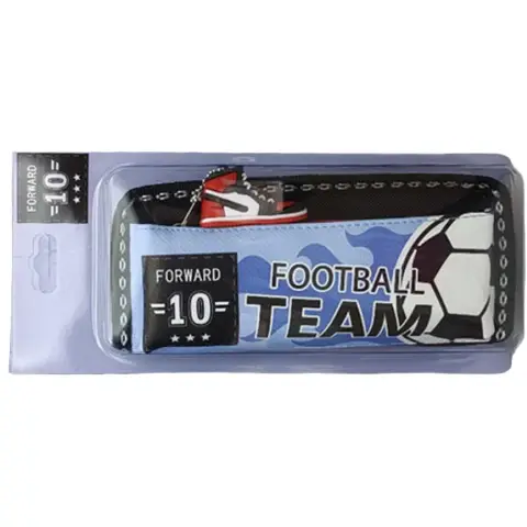 Пенал-косметичка із підвіскою Футбол-кеди, 2 змійки, 2527 (В асортименті)