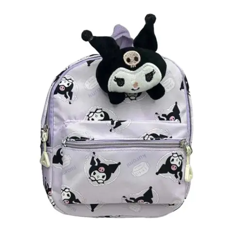 Рюкзак дитячий із тканини Зайчик Kuromi об’ємний, 22x19x11 см, 1989 (В асортименті)