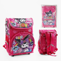 Рюкзак Kuromi, 26x17x35 см, 1 відділення, 3 кишені, регульовані лямки, на блискавці, C72955