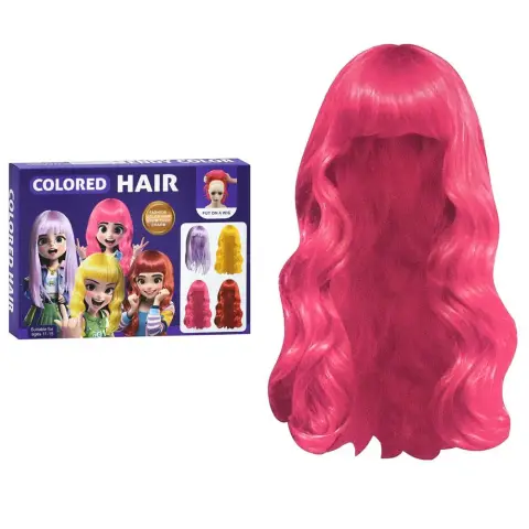 Набір для перевтілення, перука 34 см, гребінець, аксесуари C2008-09-10 (В асортименті)