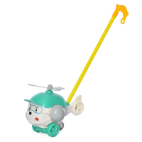 Каталка Вертоліт на палиці, дзвіночок, пропелер, 198-19 (В асортименті)