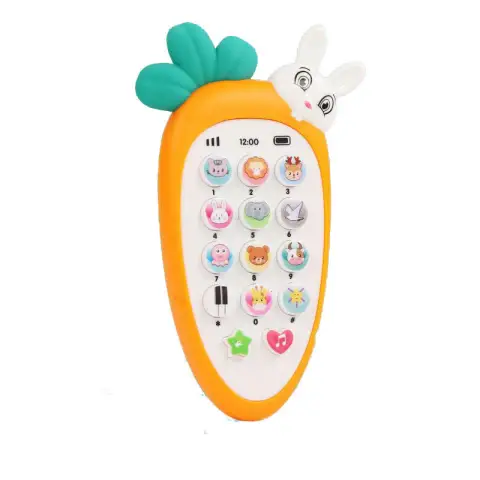 Телефон Зайчик Звоня WToys українська озвучка, казки, пісні, 80650 (В асортименті)