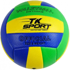 М'яч волейбольний "TK Sport", 280-300 грамів, матеріал м'який PVC (C62442) мікс