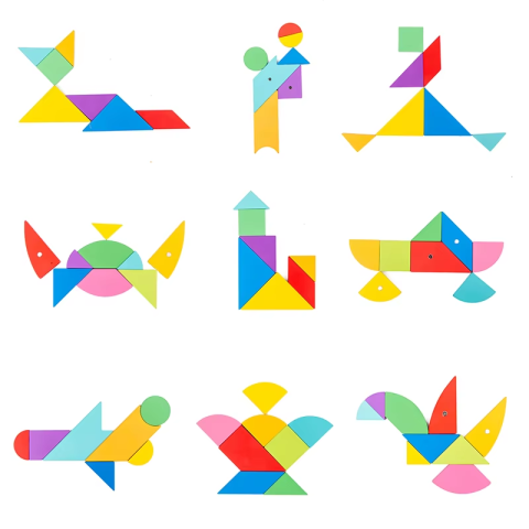 Дерев’яна іграшка Пазли на магнітній дошці, MD2559 (В асортименті)