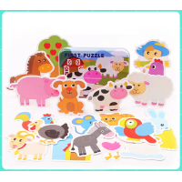 Пазли дитячі в металевому пеналі, MD1885 (В асортименті)