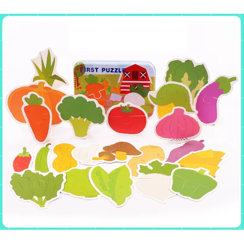 Пазли дитячі в металевому пеналі, MD1885 (В асортименті)