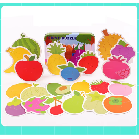 Пазли дитячі в металевому пеналі, MD1885 (В асортименті)