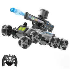 Танк на радиоуправлении, 2.4G, 27 см, стреляет водяными шариками, музыка, USB, YL-115 (в ассортименте)