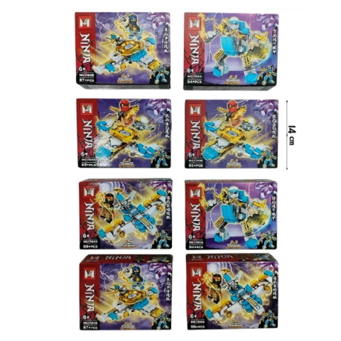 Конструктор NINJA, MG1585, 85+ деталей, (В асортименті)