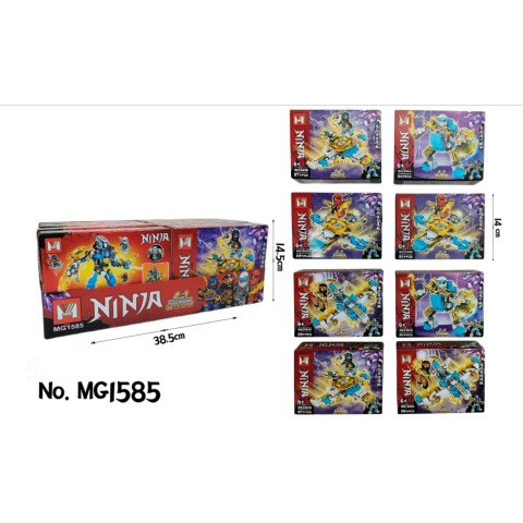 Конструктор NINJA, MG1585, 85+ деталей, (В асортименті)