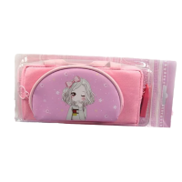 Пенал Girl, 2 відділення, 20x9x6.5 см, 1744DB (В асортименті)
