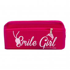 Пенал Smile Girl, 2 отделения, 2104L-P (в ассортименте)