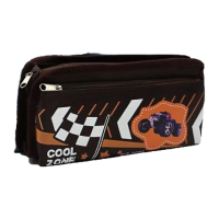 Пенал Фініш, 2 відділення, 20x10x5 см, 1412P (В асортименті)