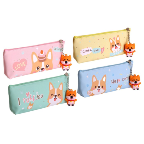 Пенал силіконовий із підвіскою Лисенок, PVC, 21146Y-P (В асортименті)