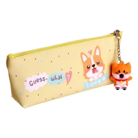 Пенал силіконовий із підвіскою Лисенок, PVC, 21146Y-P (В асортименті)