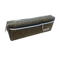 Пенал тканинний Eco, 2 змійки, 20x7 см, 1619P (В асортименті)