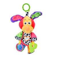 Підвіска м’яка на коляску RAT109, 34 см, брязкальце, прорізувач (В асортименті)