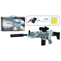 Автомат, 68 см, акумулятор, пластикові кулі, USB-зарядка, окуляри, 666-2S3-BB (В асортименті)