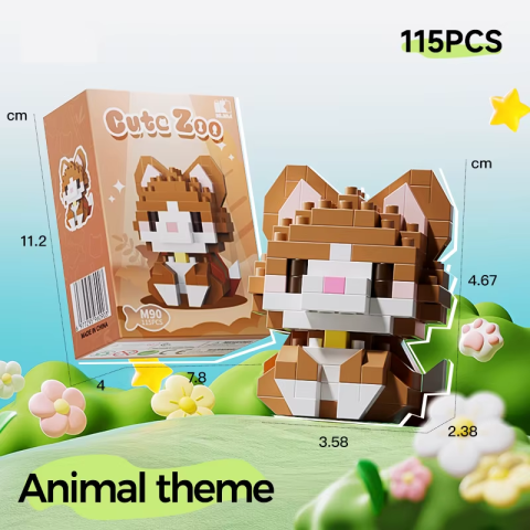 Конструктор Тварина, M89-90-1-2-103-113-4-5, від 113 деталей, (В асортименті)