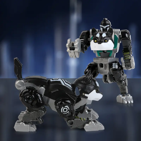 Трансформер робот, 9 см, тварина, метал+пластик, 13.5x18.5x6 см