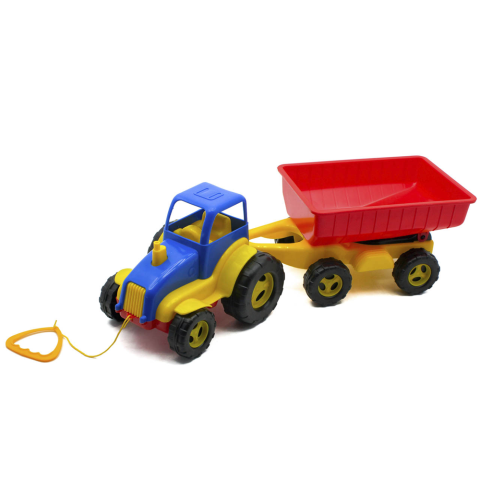 Трактор-каталка з причепом, Максимус, поворотний причеп самоскид