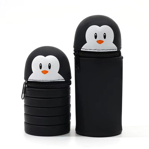 Пенал-підставка для ручок, розкладний силіконовий, Тваринки, 13192 (В асортименті)