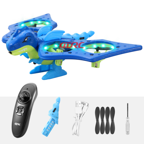 Квадрокоптер Дракон, 22.5x16x8 см, світло, акумулятор, 4D-V48