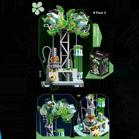 Конструктор Квіти, W9200, (В асортименті)