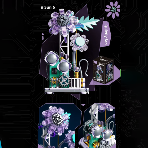 Конструктор Квіти, W9200, (В асортименті)