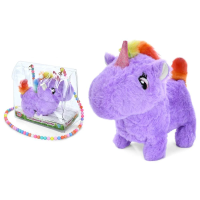 Конячка інтерактивна, 18 см, звук, плюш, 777-22D
