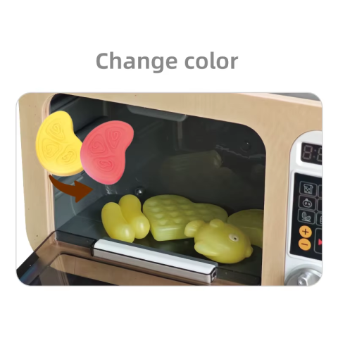 Мікрохвильова піч, підсвічування, звуки, муляжі їжі, що змінюють колір, 818-502A