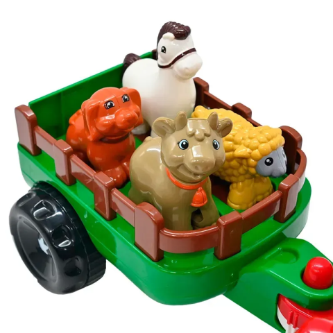 Трактор музичний WToys українська озвучка, світло, віршики, казки