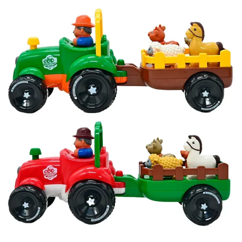 Трактор музичний WToys українська озвучка, світло, віршики, казки