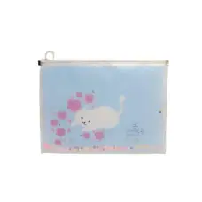 Папка для тетрадей на молнии, А4+, Сыпучки блестки-Кот, 33x24.5 см, 2457-А4 (в ассортименте)