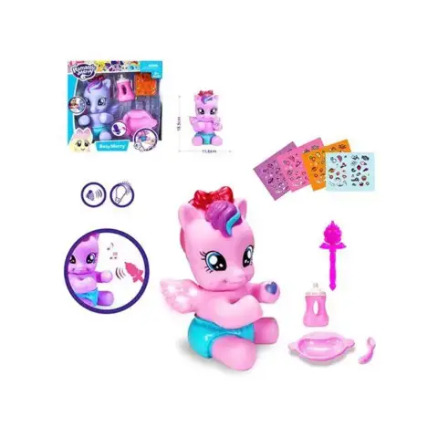 Поні з чарівною паличкою, світло, звук, 25x25x13 см, 88424 (В асортименті)