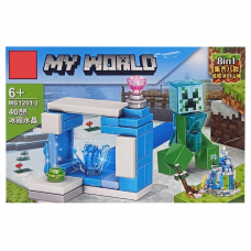 Конструктор детский My World Minecraft, MG1201, 36-49 деталей, (в ассортименте)
