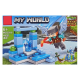 Конструктор детский My World Minecraft, MG1201, 36-49 деталей, (в ассортименте)