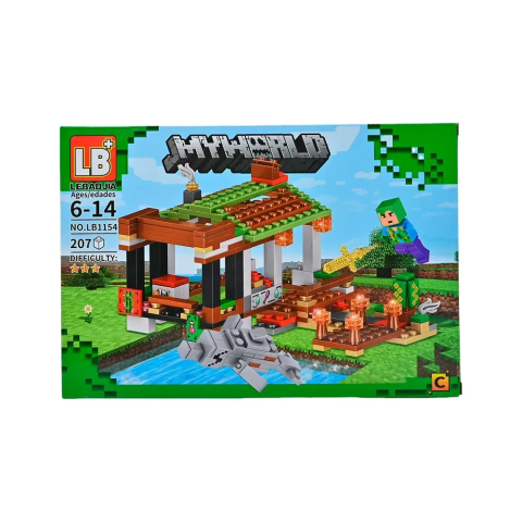 Конструктор Minecraft, LB1154, 201-215 деталей, (В асортименті)