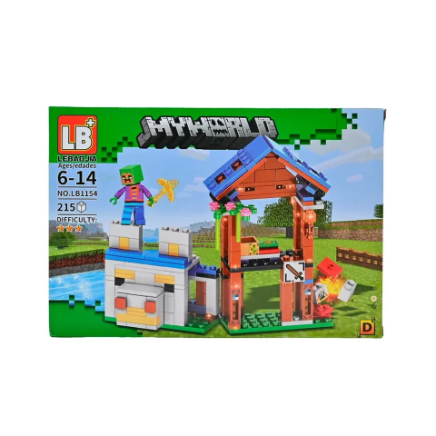 Конструктор Minecraft, LB1154, 201-215 деталей, (В асортименті)